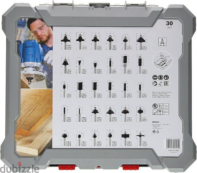 Bosch Router Bits طقم بنط راوتر بوش 1