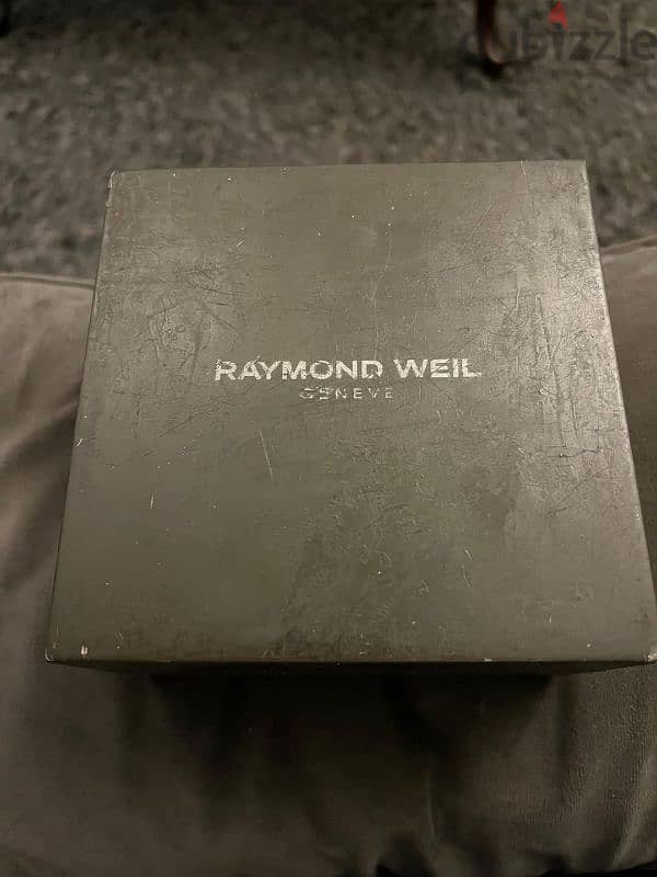 ساعه raymond weil جينيف سويسري اصلي كوارتز parsifal شمبر دهب عيار ١٨ 1