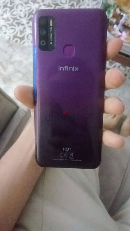 موبايل Infinix HOT 9 Play رمات 3 مساحه 64 الموبايل شغال 10 علي 10 2