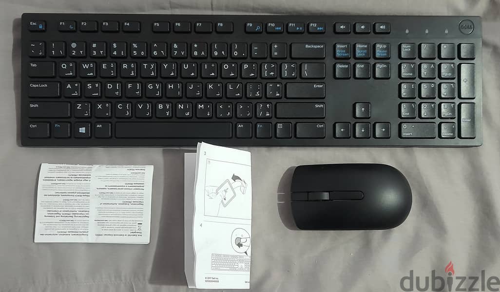 keyboard & mouse wireless dell / كيبورد & ماوس وايرلس ديل 3