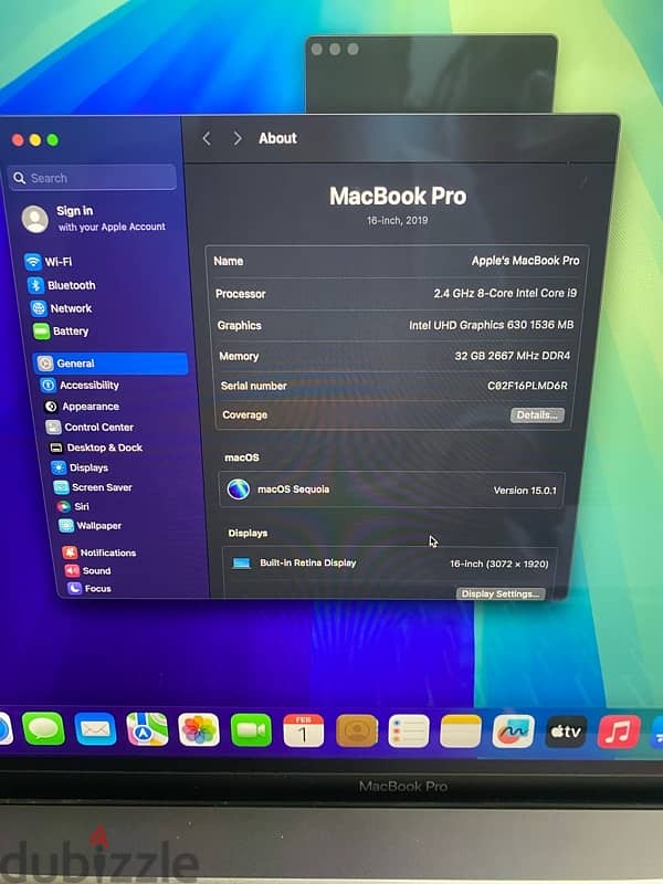 MacBookPro i9 16 inch. ram 32GB 2021 3