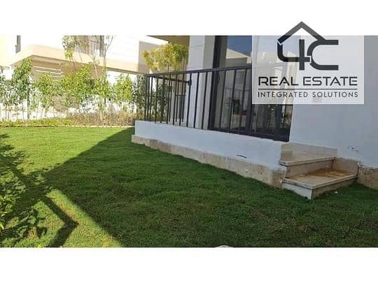 Ground floor apartment with garden Ready to move fully finished with air conditioners sea view for sale in the Fifth Settlement 0