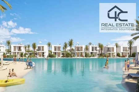 with the lowest down payment and installments Townhouse Corner 240m with 313m for sale fully finished  with a view directly on the sea in Soul Emaar