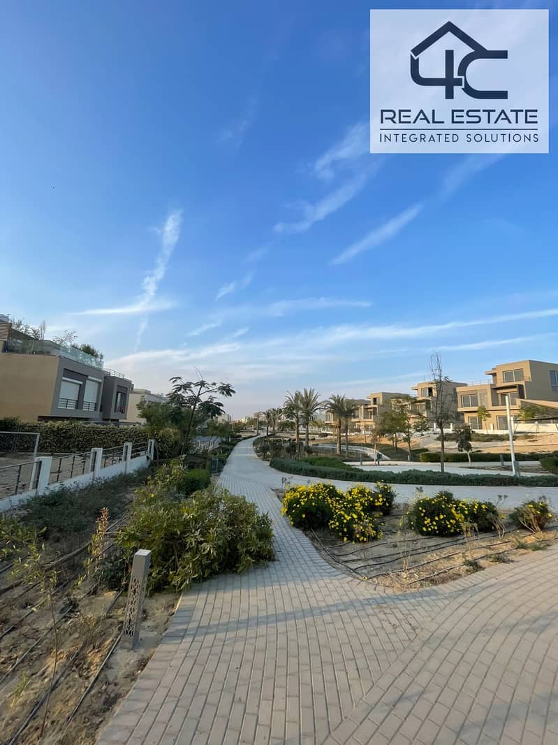 Twinhouse 384m for sale in palm hills new cairo Prime location 0