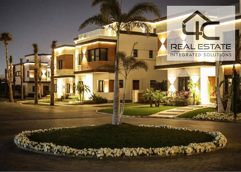 Villa Town house Middle 225 m 4 bedrooms landscape view for sale in Azzar 2 Compound with down payment 12,000,000  and installments in the market 0