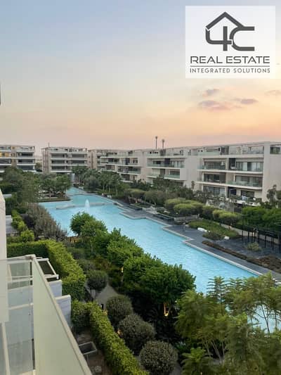 Apartment 131 m semi finished in prime location for sale with down payment and instalment in lake view  residence 2 compound new cairo delivery 2026