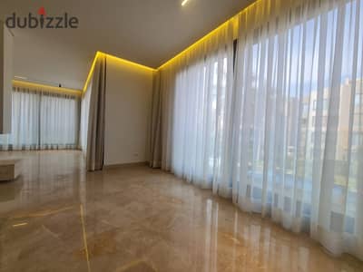 Stunning apartment (brand new) pool view in Silver Palm compound beside Waterway New Cairo