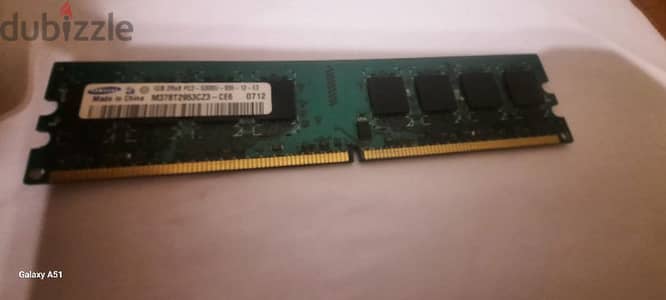 ram 1gb ddr 2 samsung