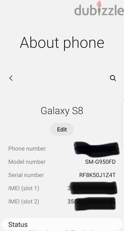 Samsung S8 for sale 3