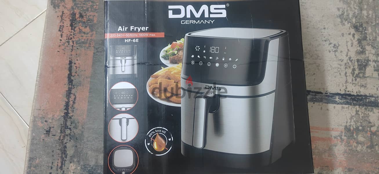 قلايه هوائيه بدون زيت ماركة DMS air fryer 5