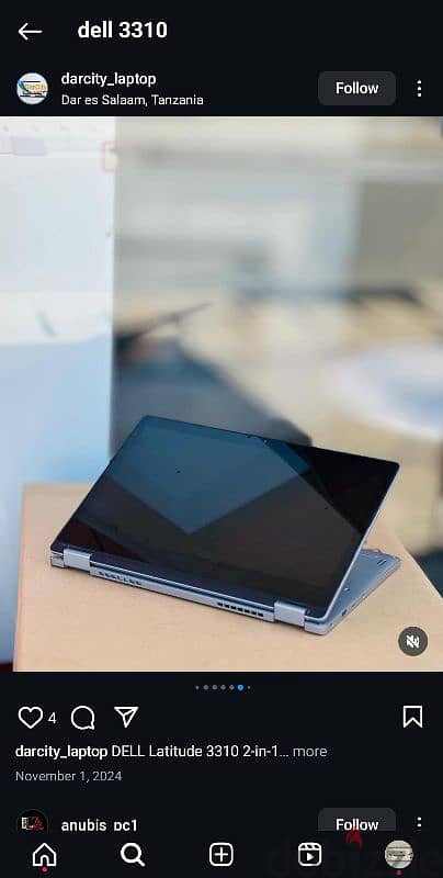 dell latitude 3310 تاتش وبيلف 360 درجة رام 16 الجيل الثامن بضمان سنة 9