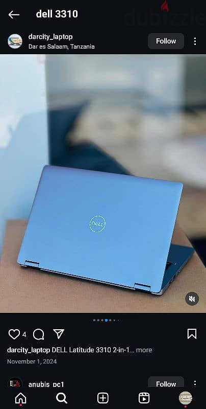 dell latitude 3310 تاتش وبيلف 360 درجة رام 16 الجيل الثامن بضمان سنة 12