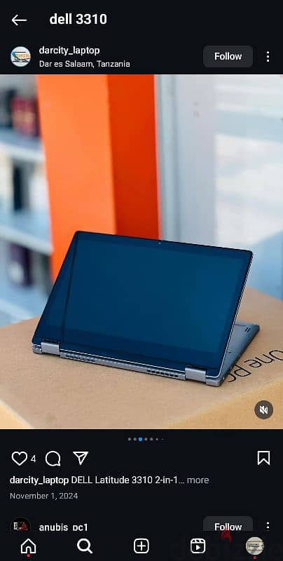 dell latitude 3310 تاتش وبيلف 360 درجة رام 16 الجيل الثامن بضمان سنة 13