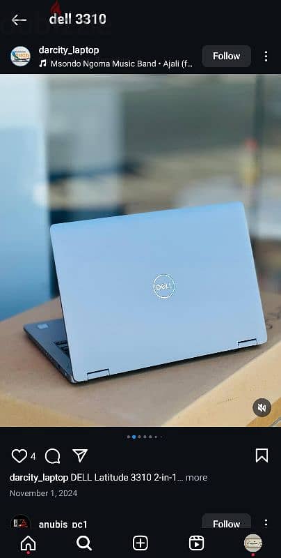 dell latitude 3310 تاتش وبيلف 360 درجة رام 16 الجيل الثامن بضمان سنة 14