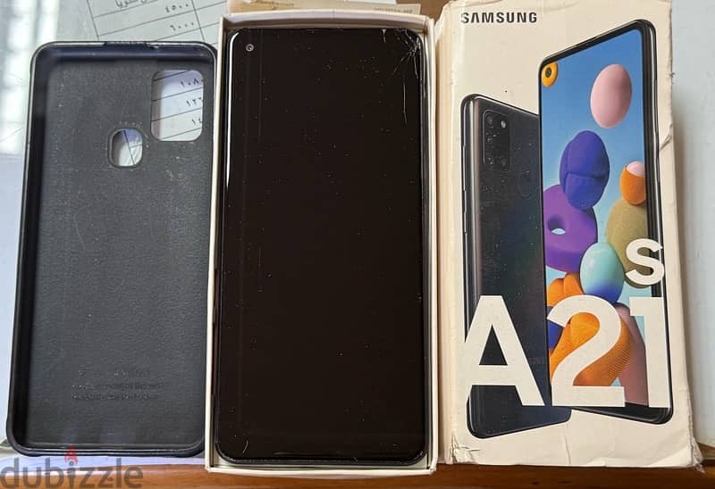 Samsung A21 S حالة ممتازة محتاج بس باغة خارجية 1