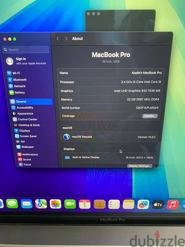 MacBook Pro i9 16''  ram 32 GB  2021 4