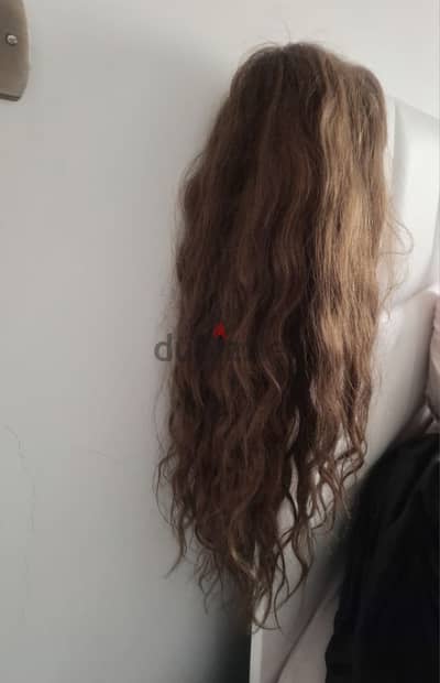 natural hair wig 100%  India hair  longth 50cm