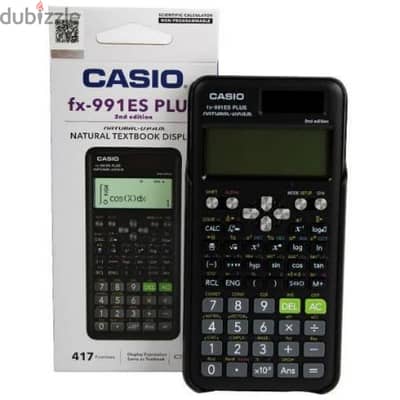 آلة حاسبة casio fx 991 es plus شبه جديده