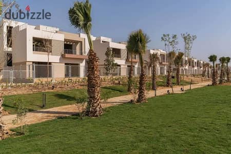 For Rent , Town House Corner In The Crown _ Palm Hills 220 Sqm With Kitchen And Ac,s