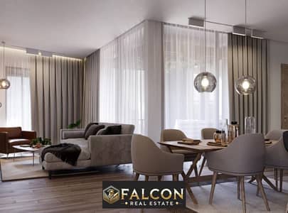 Apartment for sale with 10% down payment, El Thawra Street Extension, between Heliopolis and Nasr City, in the heart of (TAJCITY) Compound, New Cairo