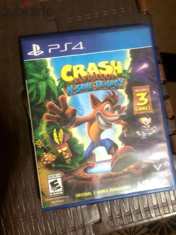 ٣ اسطوانه crash ps4وnfsوfifa 3