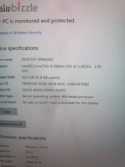 Dell Precision 7740 i9-9880h RTX 5000 16G 4K