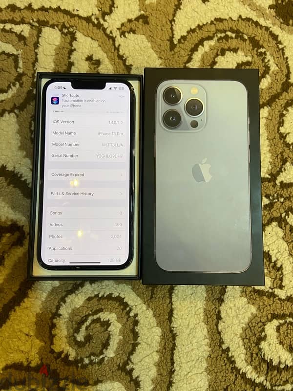 ايفون ١٣برو وتر بروف معا كل حاجته 0