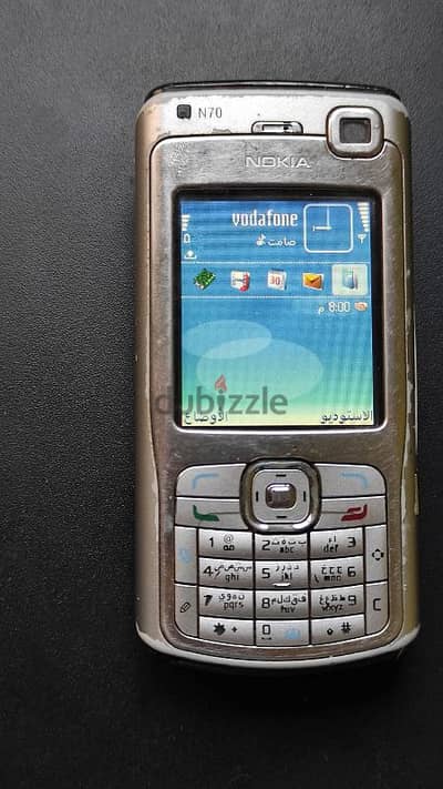 موبايل نوكيا N70  فنلندي اصلي بحاله ممتازه Nokia N70 Made in Finland