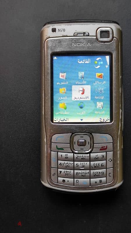 موبايل نوكيا N70  فنلندي اصلي بحاله ممتازه Nokia N70 Made in Finland 1