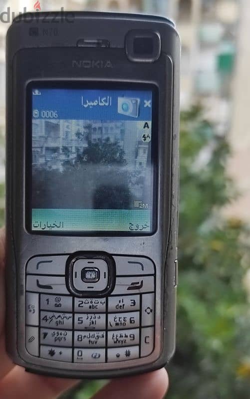 موبايل نوكيا N70  فنلندي اصلي بحاله ممتازه Nokia N70 Made in Finland 3