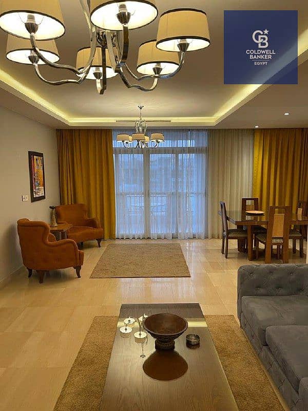 A fully finished and fully furnished apartment for rent in a prime location at Cairo Festival City 0