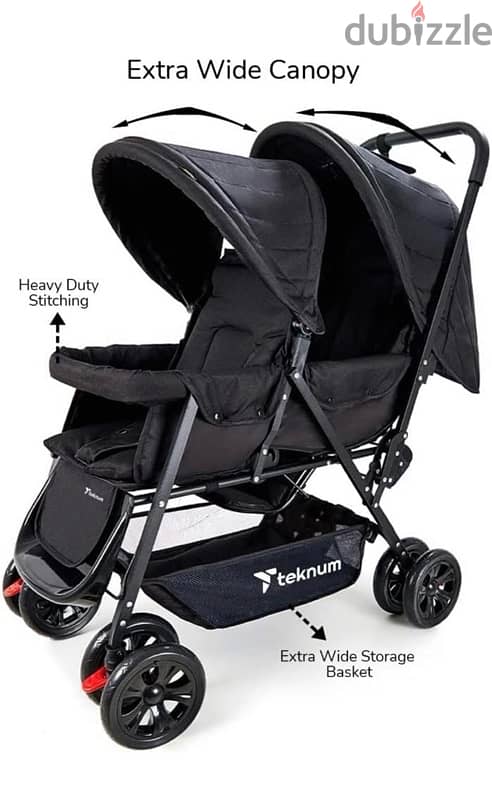 twknum twin stroller 0