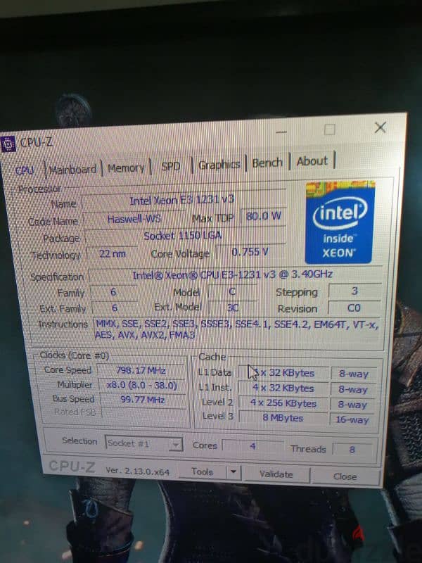 بروسيسور جيل رابع xeon. اعلي من i7 جيل رابع 0