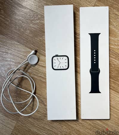 Apple Apple Watch Series 7, 45mm, Sport Band- Midnight Black