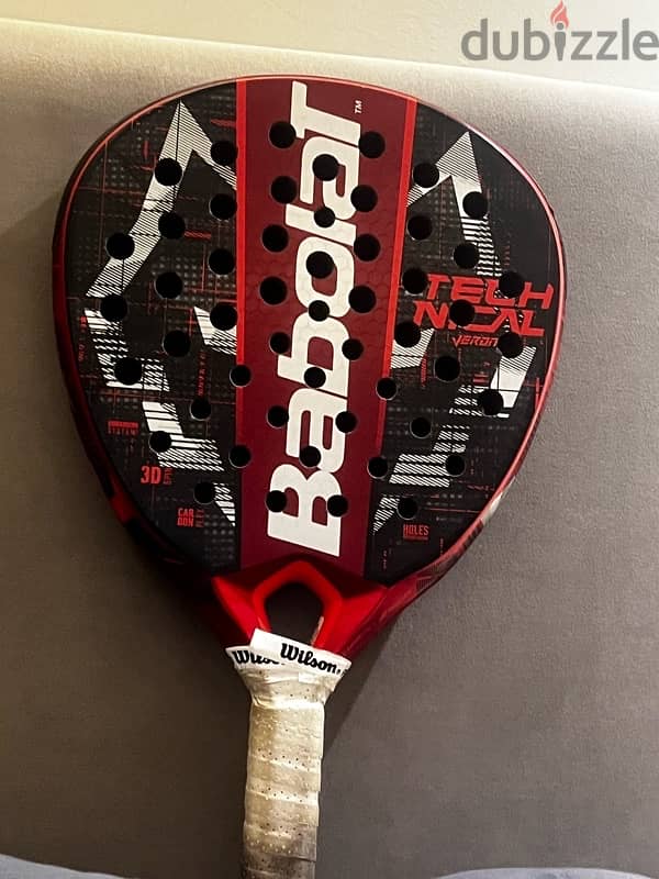 Babolat lebron padel racket technical veron used like knew 1 month use 4