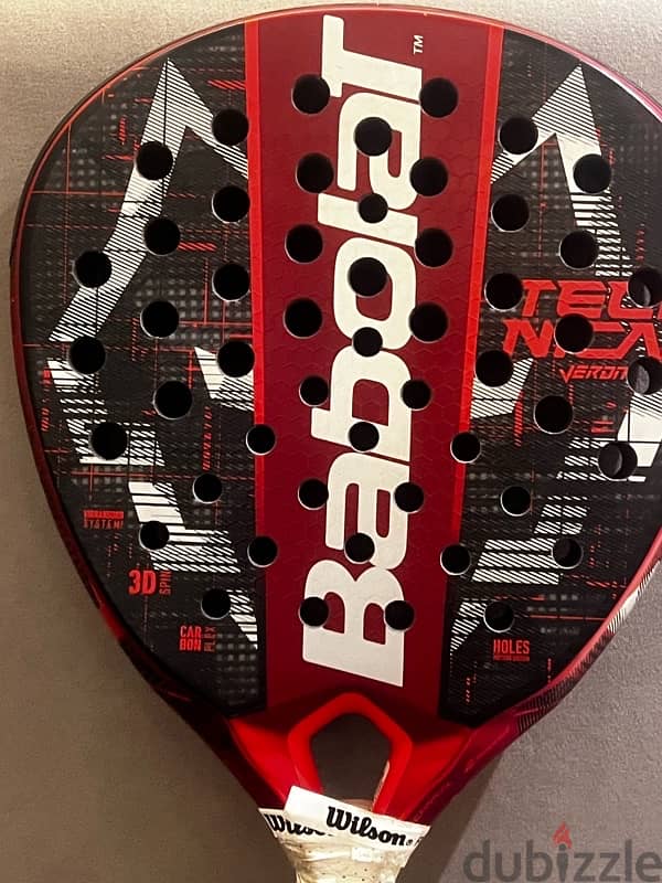 Babolat lebron padel racket technical veron used like knew 1 month use 8