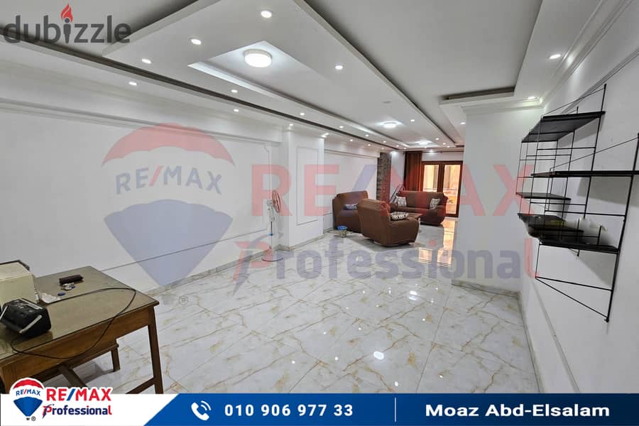 Apartment for sale 207 m Gleem (Ismail El Habrouk St. - Steps from the sea)-Open view 0