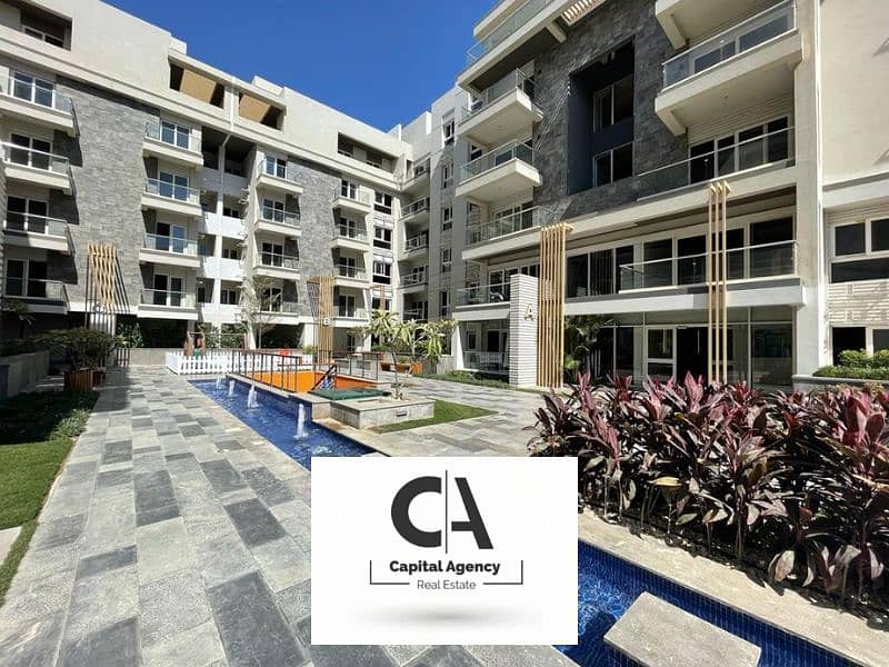 3-room apartment for sale in Fifth Settlement Ready to move in Mountain View iCity Compound, with a 10% down payment | View on the lagoon * Moun 0