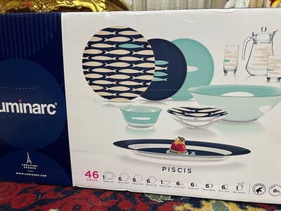 luminarc dinner set 46pc