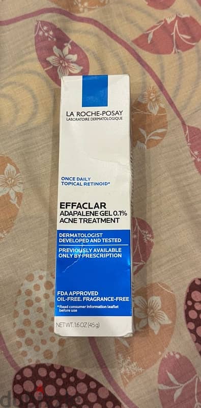 EFFACLAR GEL (acne treatment) Adapalene 0.1%