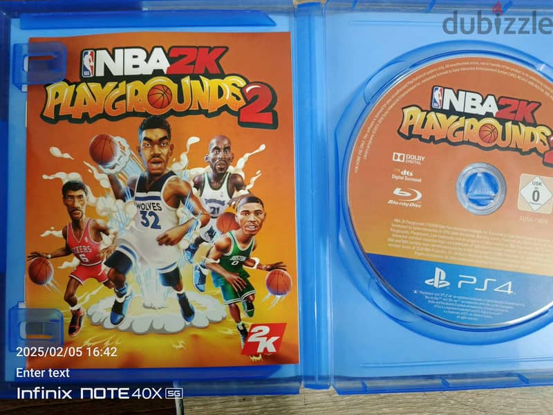 شريط لعبه NBA2K PLAY GRAUNDS2 للبلايستيشن4 1