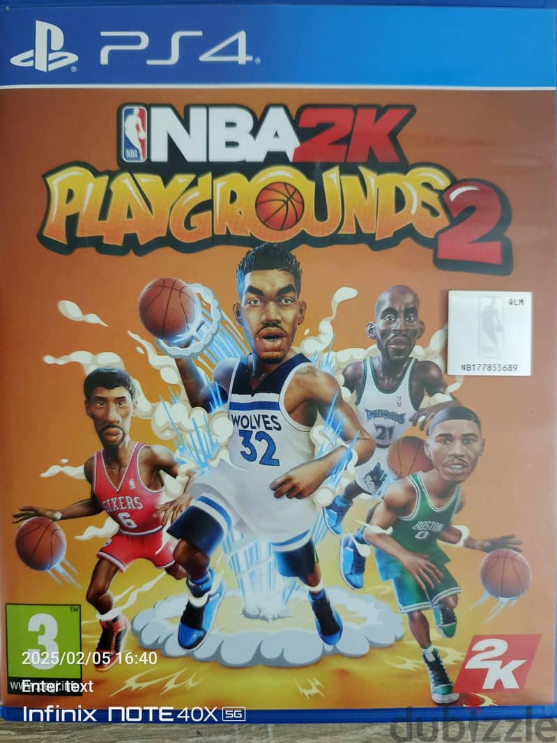 شريط لعبه NBA2K PLAY GRAUNDS2 للبلايستيشن4 2