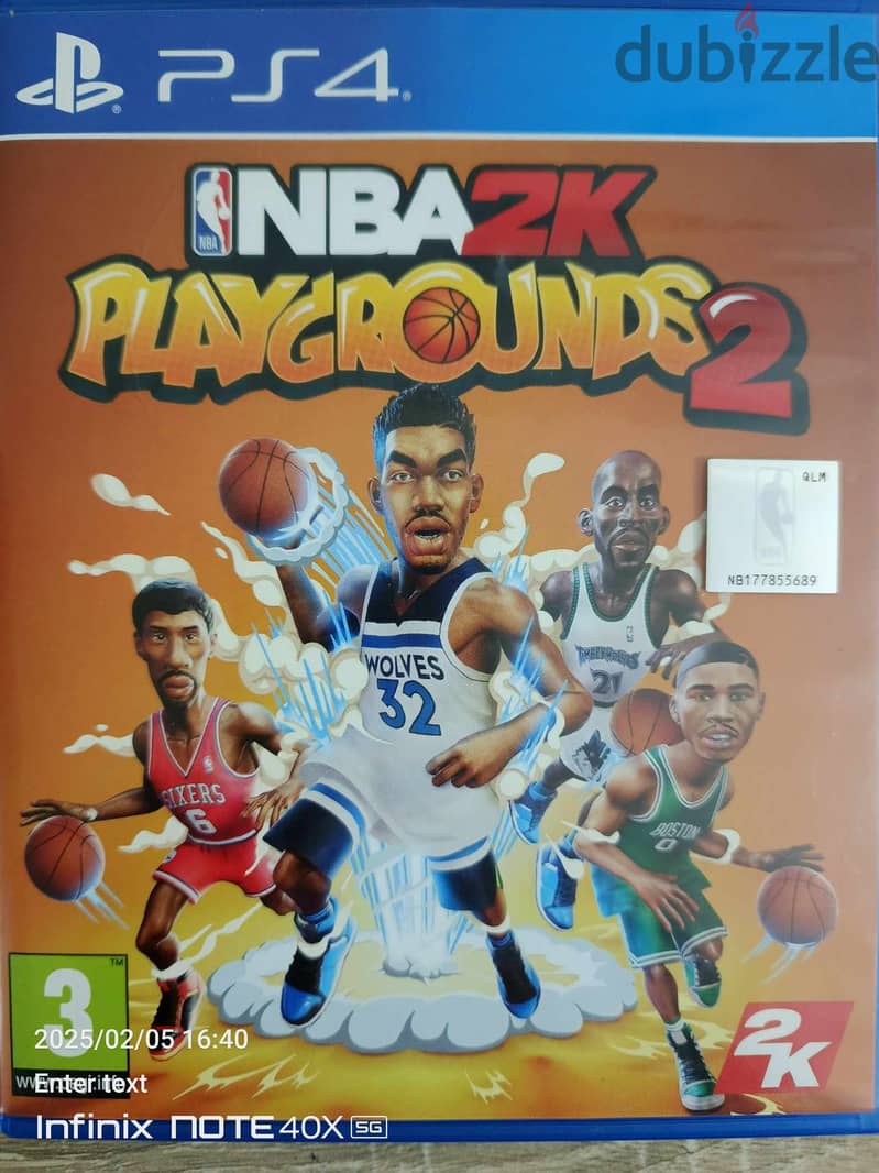 شريط لعبه NBA2K PLAY GRAUNDS2 للبلايستيشن4 3