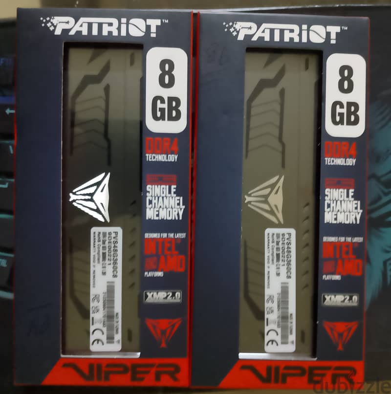 رامات patriot viper steel 16gb 3600mhz 2