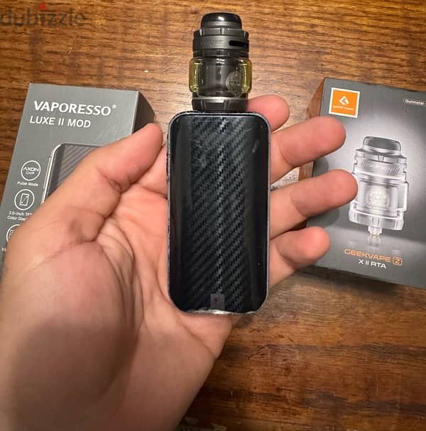 Vaporesso Luxe 2 with Geekvape Z X RTA Mesh Tank 1