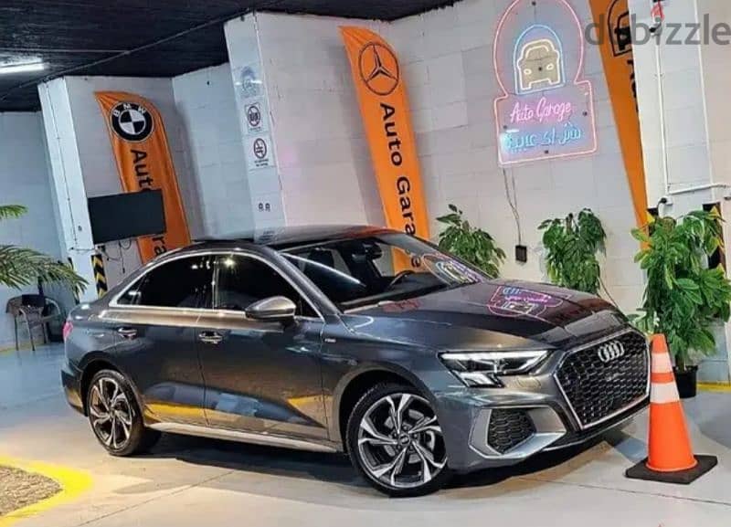 Audi A3 S-line 2022 ضمان الوكيل زيرووو 0