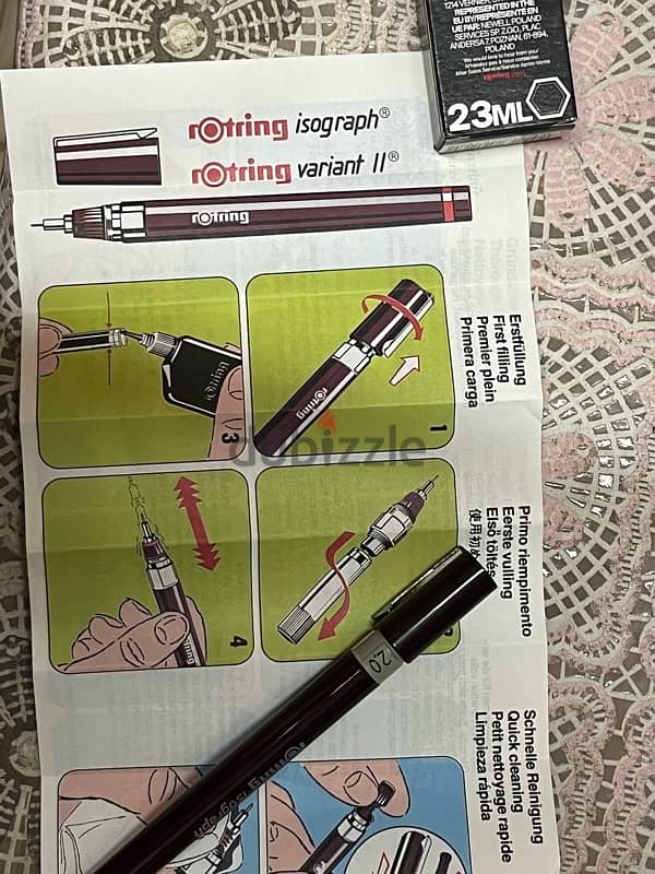 Rotring ink pen / قلم تحبير روترينج 2