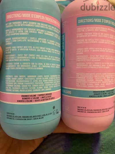 hair burst shampoo and conditioner - original