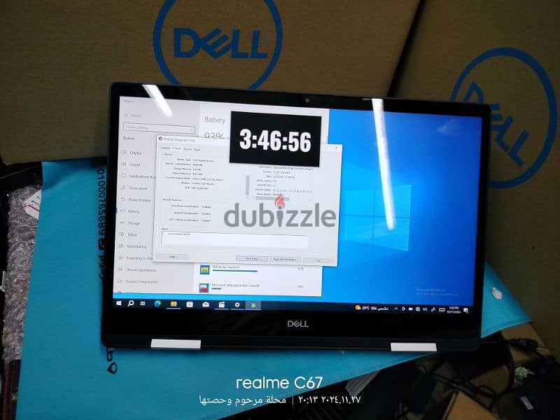 dell x360 Core i5 10th Monitor 15.6 touch 2