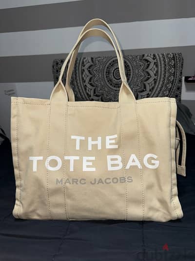 The Marc Jacobs large beige tote bag